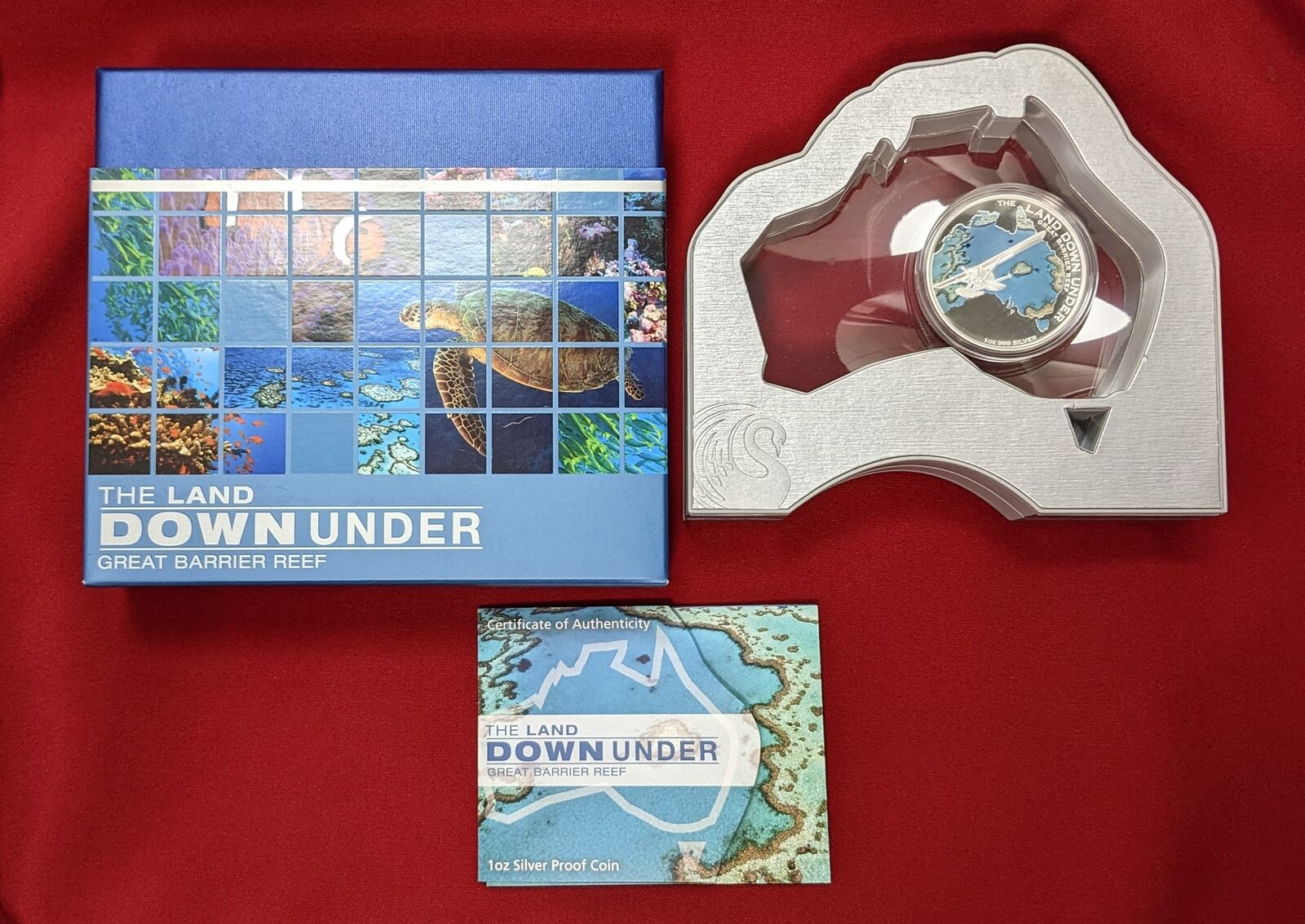 Australien 1 Dollar Silbermünze 1 oz Silver Proof Coin OVP 2014 The