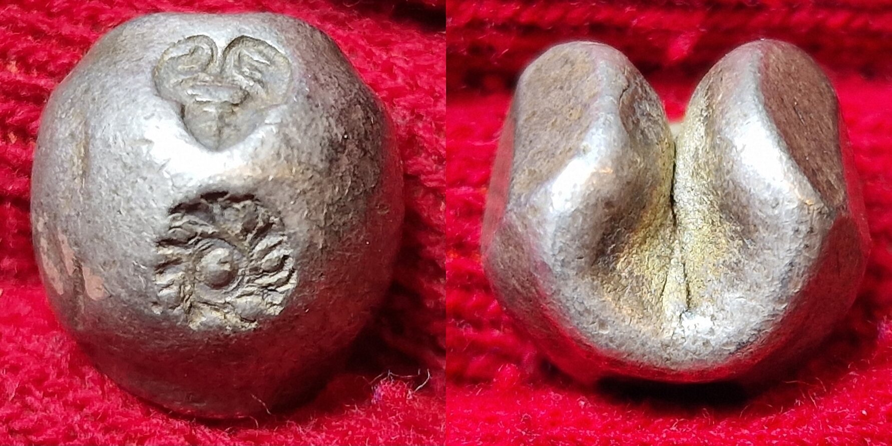 Siam Thailand 2 Baht Pot Pod Duang O J Ca 1850 1868 Mit Mongkut general-information