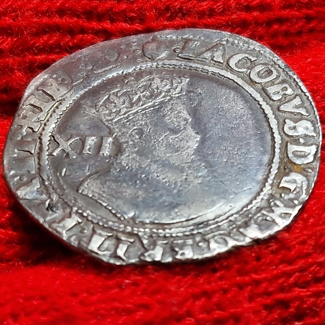 England 1 Shilling XII Pence ND ca. 1607 James, Jacob I. 1603 1625 2. Ausgabe, 4. Büste