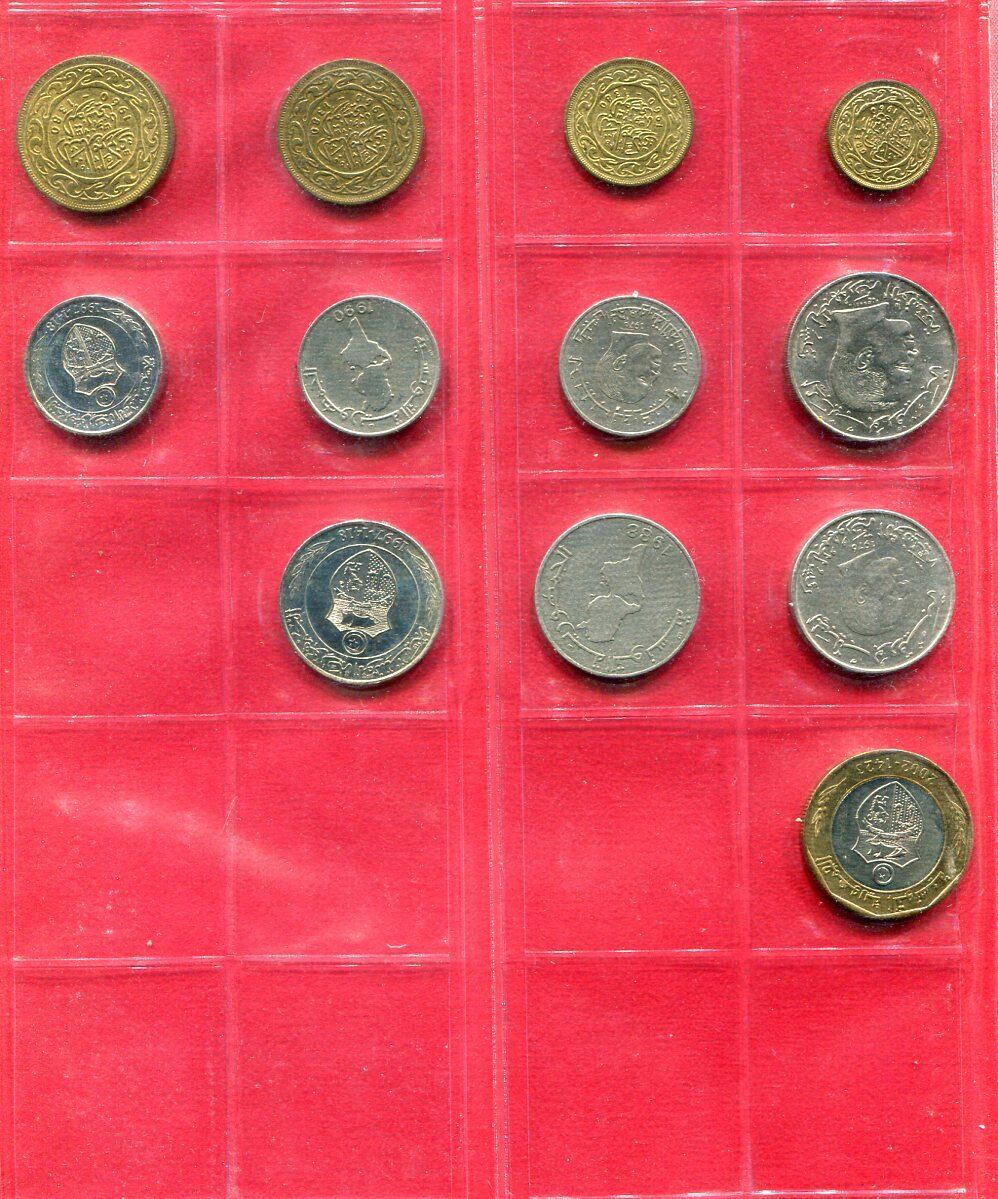 Französisch Algerien Tunesien Lot 46 Münzen 5 Centimes bis 100 Francs ...