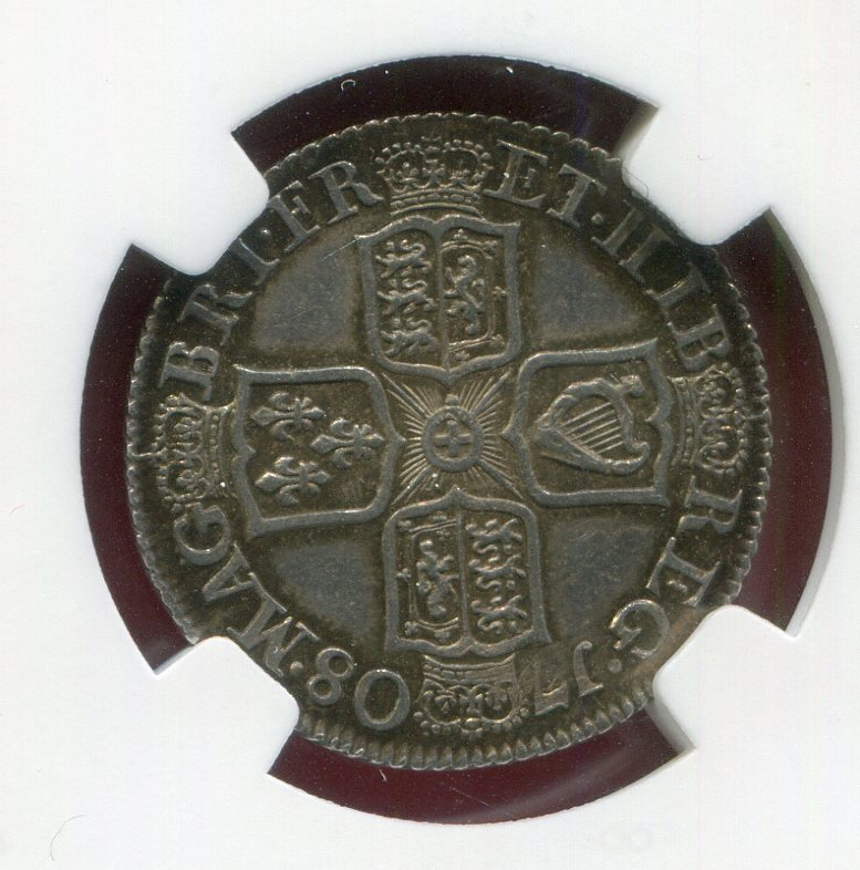 Great Britain England Großbritannien 1 Shilling 1708 Königin Queen Anne ...