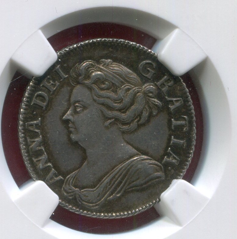 Great Britain England Großbritannien 1 Shilling 1708 Königin Queen Anne ...