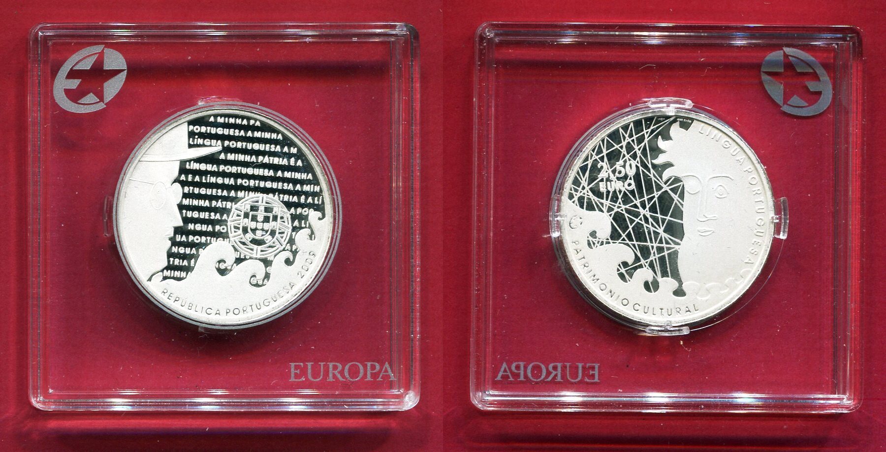 Portugal 2 50 Euro Silberm nze 2009 Portugiesische Sprache Proof In portugal-2-50-euro-silberm-nze-2009-portugiesische-sprache-proof-in