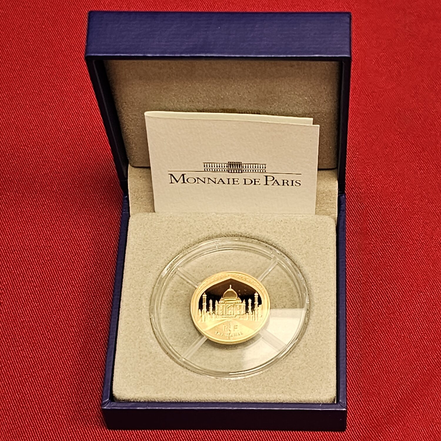 Frankreich France 50 Euro 2010 UNESCO Taj Mahal Proof original ...