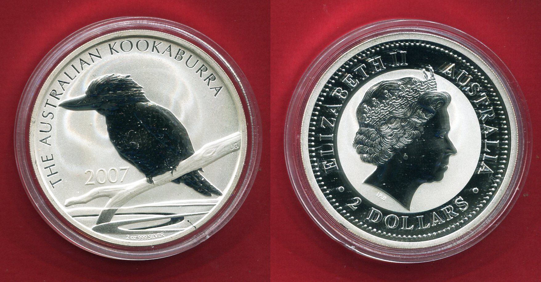 Australien 2 Dollars Silberm nze 2007 Kookaburra 2 Oz BU In Capsule australien-2-dollars-silberm-nze-2007-kookaburra-2-oz-bu-in-capsule