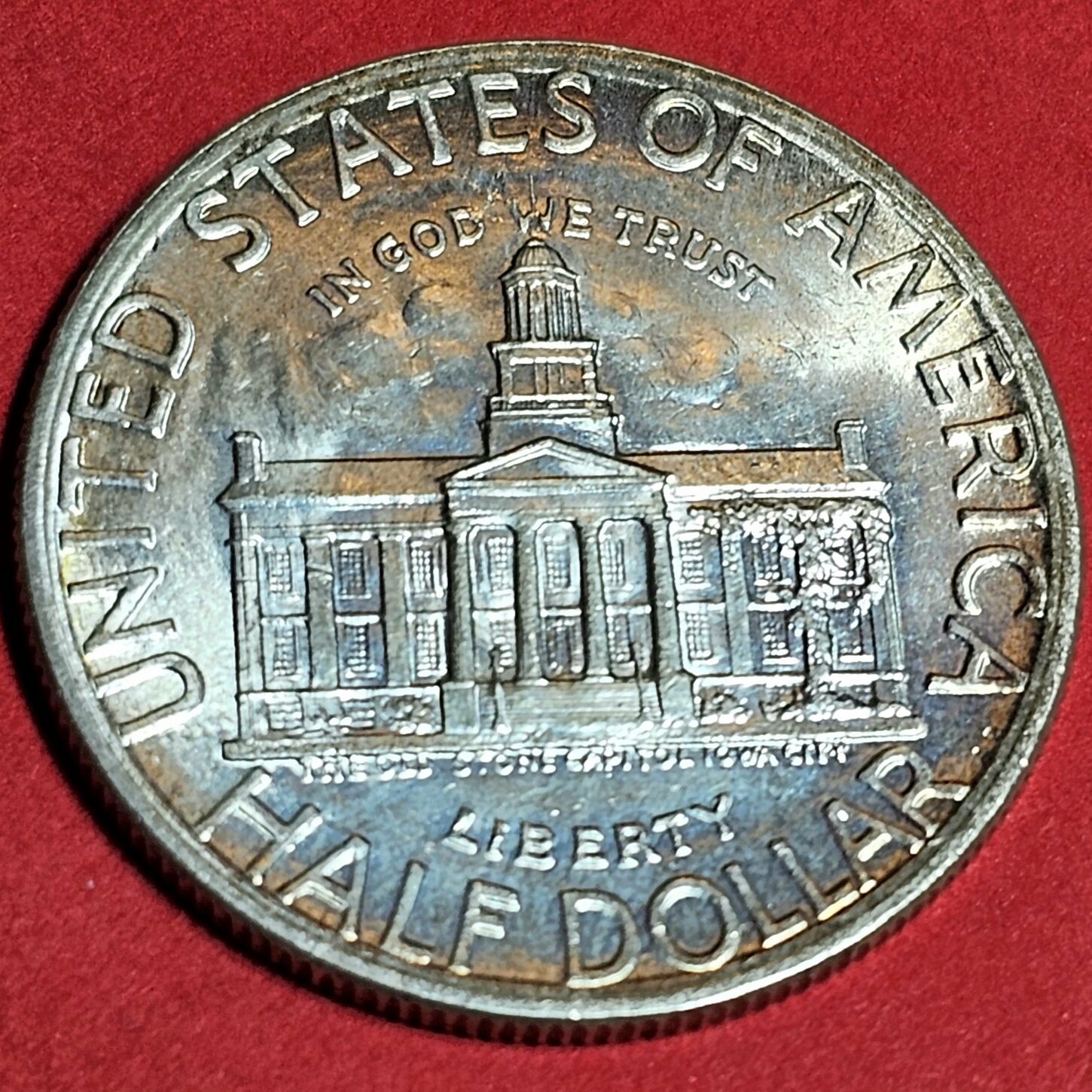 USA 50 Cents 1/2 Dollar commemorative coin 1946 Iowa Statehood Centennial  Uncirculated | MA-Shops