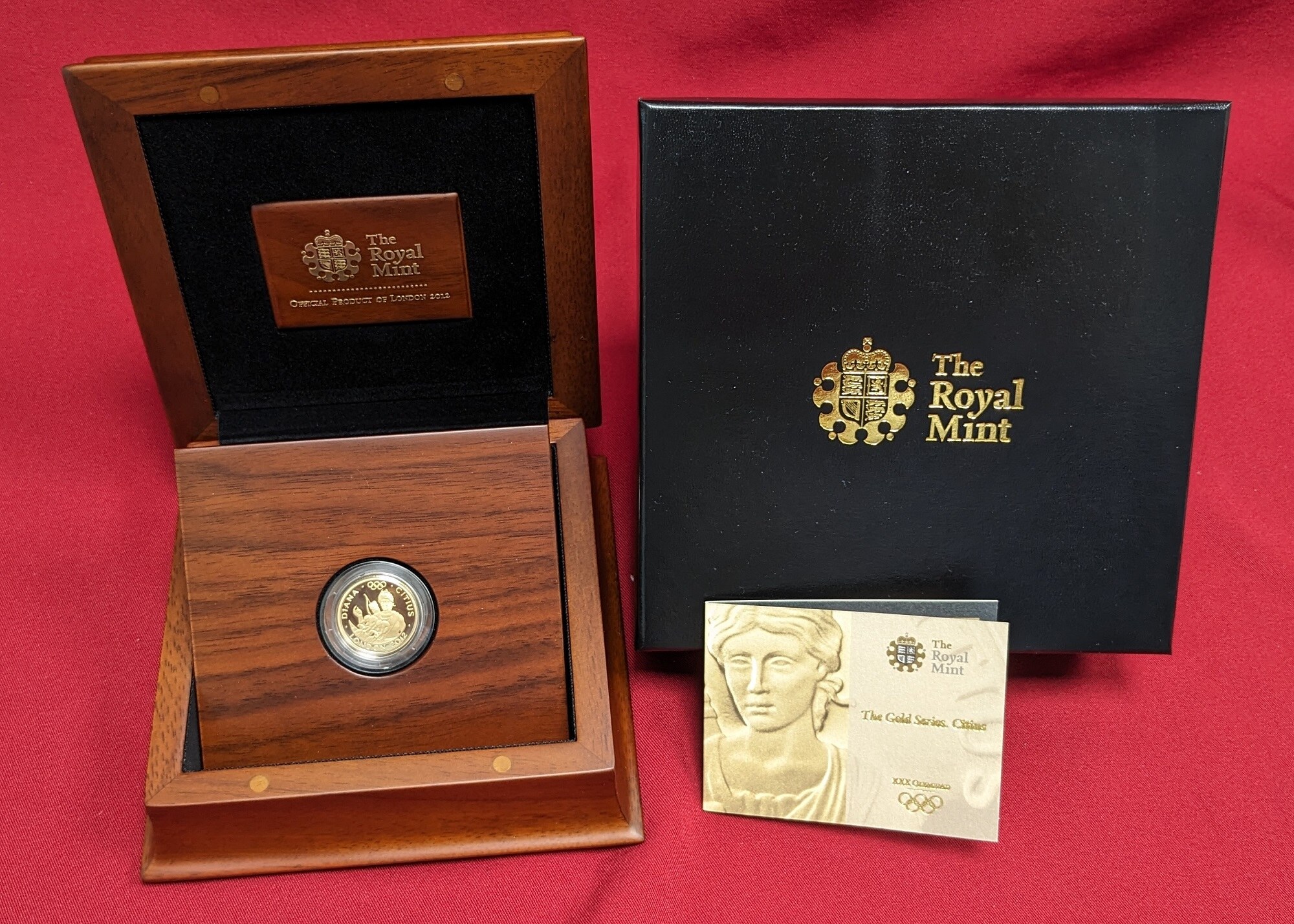 England, UK, Great Britain, Großbritannien 25 Pfund - Pound Goldmünze - 22  Carat Proof Gold 2010 Diana - Fortius Gold Series - Quarter Ounce Gold  Proof with wooden box, coa & carton | MA-Shops