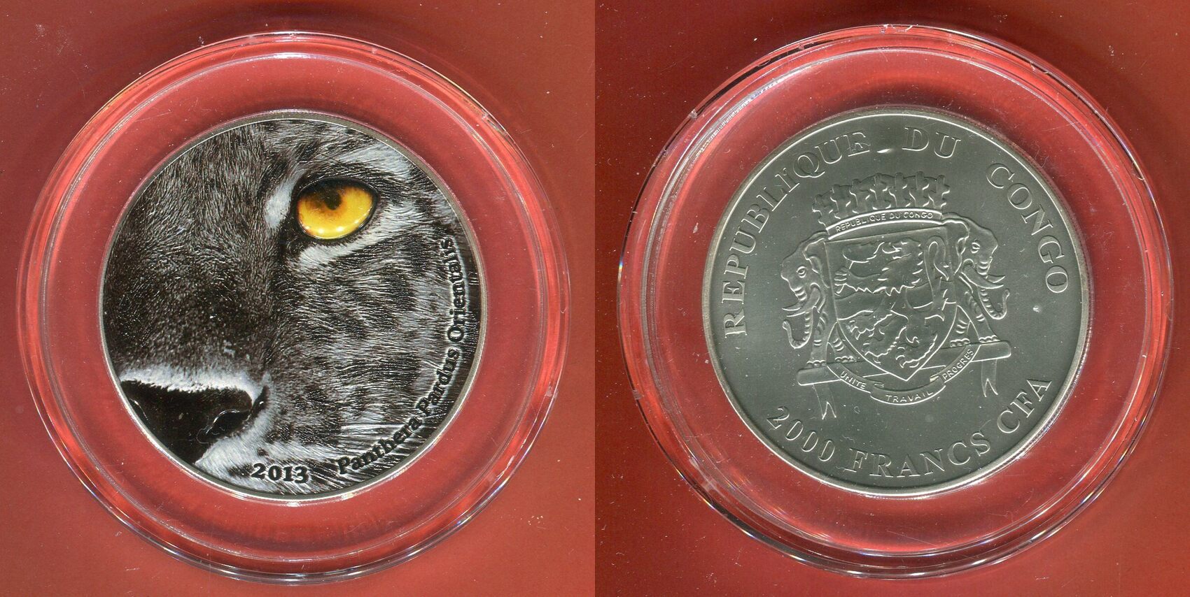 Republik Kongo Republic of Congo 2000 Francs CFA 2013 Nature`s Eyes ...