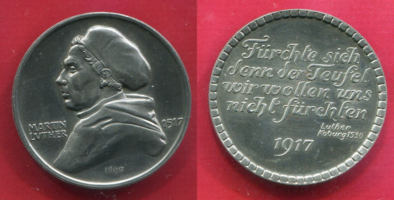 Kaiserreich Deutschland Eisenmedaille Iron Medal 1917 400 Jahre ...