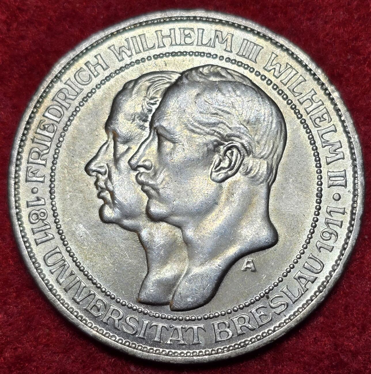 Germany Brandenburg Preußen Prussia 3 Mark 1911-A German Empire ...