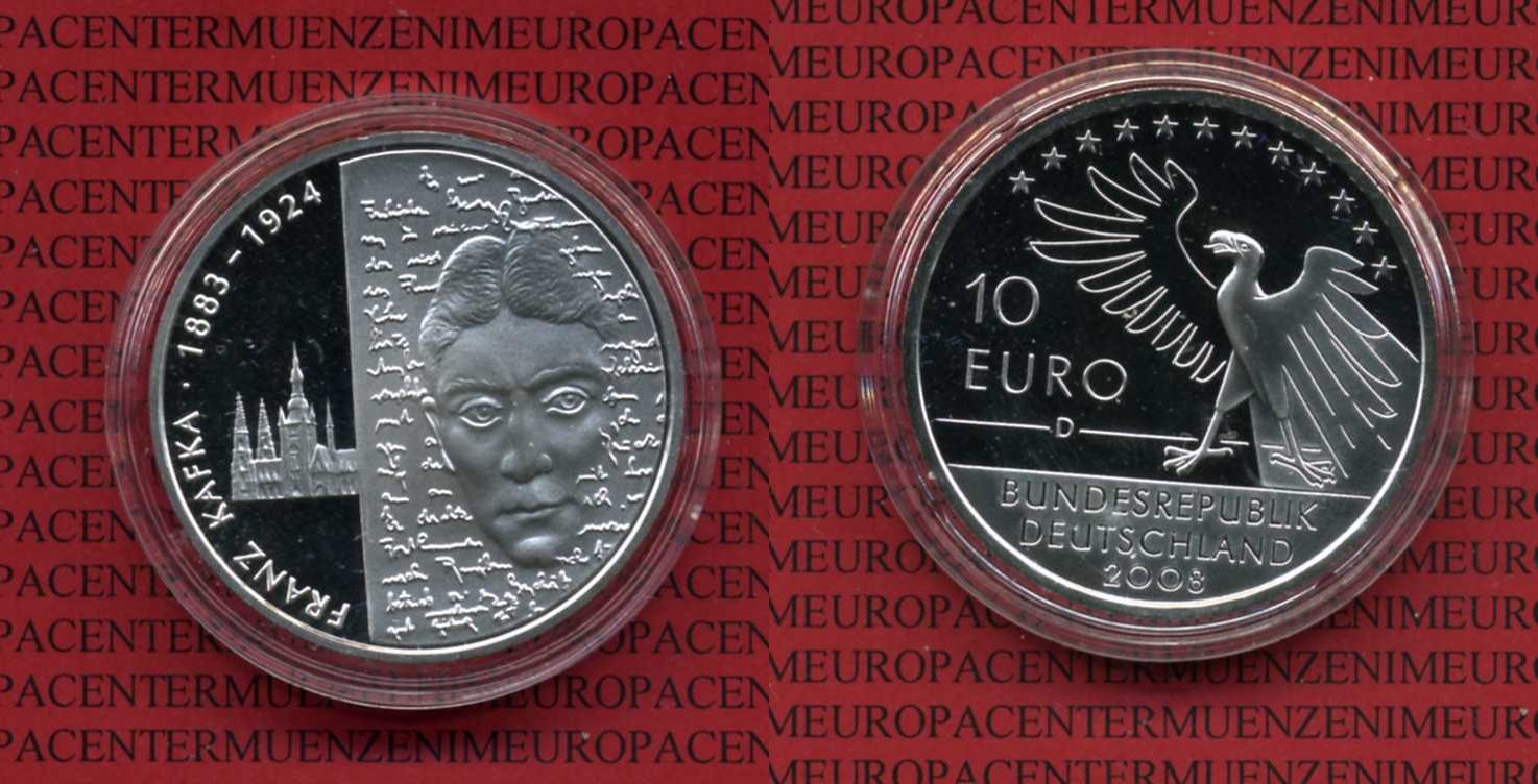 Bundesrepublik Deutschland 10 Euro Silber Gedenkmünze Deutschland 10 Euro 2008 G 125 Geburtstag 