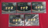 Bundesrepublik Deutschland, Germany FRG Kursm&uuml;nzensatz KMS 5 x 5,88 Euro... 72.77 US$  +  111.96 US$ shipping