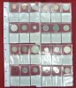 Diverse Länder FAO 48 Münzen in Albumseiten, ohne Album F.A.O. Weltsammlung 5, Set 48 Münzen aus diversen Ländern, davon 6 x Silber Picture