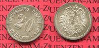 Kaiserreich 20 Pfennig Silbermünze 20 Pfennig Silber, 1875 C J. 5 , kleiner Adler Picture