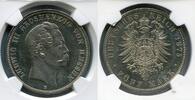 Hessen Darmstadt Hesse NGC zertifiziert 5 Mark Hessen 5 Mark 1875, Ludwig III. J. 67, Picture