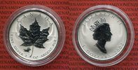 Kanada 5 Dollars Silbermünze Maple Leaf Privy Mark, Horse - Pferd Lunar Picture