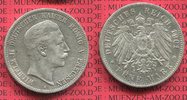 Preußen, Purssia German Empire States 5 Mark Silbermünze Preußen 5 Mark 1901 A, Kursmünze, Wilhelm II. ! Key Date Picture