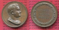 Sachsen-Weimar-Eisenach Bonzemedaille Carl August, 1775-1828. Verdienstmedaille v. Andrieu winzige Auflage low mintage -