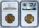 USA 10 Dollars Goldmünze Eagle Coronet Head USA 10 Dollars Liberty, Frauenkopf, 1894 o. Mzz. Coronet Head Gold Picture
