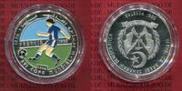 Westsahara Saharaui Republic 500 Pesetas Soccer World Cup 1998 France Multicolor Farbmünze Spieler Player Picture