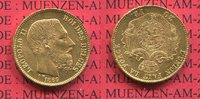 Belgien Belgium 20 Francs Franken Gold Leopold II. Gold Leopold II. französ. Inschrift Picture