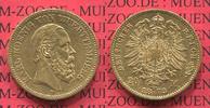 Württemberg 20 Mark Goldmünze Karl, Picture