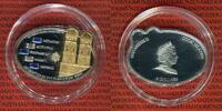 Cook-Inseln, Cook Islands 5 Dollar Silbermünze Papst Benedikt XVI. in Bayern MMVI teilvergoldet mit blauen und weißen Steinen Picture