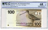 Niederlande 100 Gulden Vogel in der Natur Picture