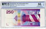 Niederlande 250 Gulden Bunte Strukturen, Landumriss der Niederlande Picture