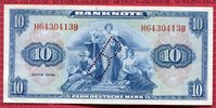 Bundesrepublik Deutschland Berlin 10 DM Deutsche Mark Kopfgeld Kopfgeld B-Perforation Berlin Perforation Picture