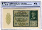Deutsches Reich, Weimarer Republik 10000 Mark Reichsbanknote Inflationsgeld, Fantasiemotiv Picture