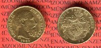 Belgien 20 Francs Franken Goldmünze Leopold II. französ. Inschrift Roi des Belges Key Date low mintage Picture