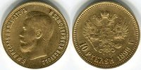 Russland 10 Rubel Russland 10 Rubel Gold 1899 Picture