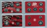 USA Set 1,91 Dollar (5x0, 25, 1x0, 5, 1x0, 0 50 State Quaters Set 1999