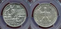 Deutsches Reich, Weimarer Republik 3 Reichsmark Silber 400 Jahre Philipps-Universität Marburg University -