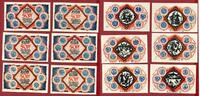 Bielefeld Notgeld Serienscheine 6 x 50 Pfennig -
