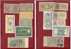 Italien Lot 7 Banknoten 1 Lire bis 1000 Lire diverse -