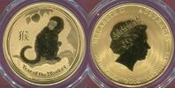 Australien 100 Dollars Gold Jahr des Affen Lunar Serie II -