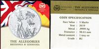 Germania 5 Marks The Allegories Britannia & Germania -