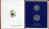 Vatikan 500 + 1000 Lire Silbermünze Papstjubiläum Johannes Paul II. MCMXCI -