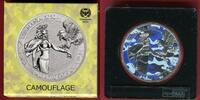 Germania Mint 5 Mark CAMOUFLAGE -blaumetallic- 1 Unze -