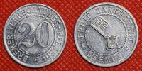 Bremen Notgeld Emergency Token 20 Verrechnungs Pfennig Notgeld Stadtwappen -