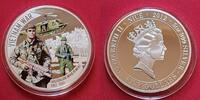 Niue Islands Inseln 5 Dollars Farbmünze Colorized Australien im Vietnamkrieg 1962 1972 Vietnam War Australian Involvement -