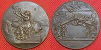 Frankreich Deutsch Französischer Krieg Bronzemedaille Luftfahrtgeschichte Belagerung von Paris Kommunikation per Brieftaube Ballon -