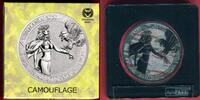 Germania Mint 5 Mark CAMOUFLAGE - resedagrün - 1 Unze -