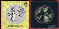 Germania Mint 5 Mark CAMOUFLAGE - schwarz - 1 Unze -