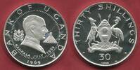Uganda 30 Shillings Visit of Pope Paul VI Papstbesuch -