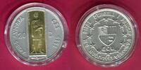 Andorra 20 Diners  Bimetall Silber Gold Der  Heilige Georg von Donatello - Die offiziellen ECUs
