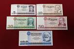 DDR GDR Eastern Germany 5 bis 100 Mark Satz 5 Scheine Banknoten Banknotensatz - 5, 10, 20, 50 und 100 Mark -