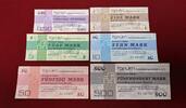 DDR Eastern Germany 50 Pfennig bis 500 Mark, 6 Scheine Forumschecks Satz - ohne 100 Mark -